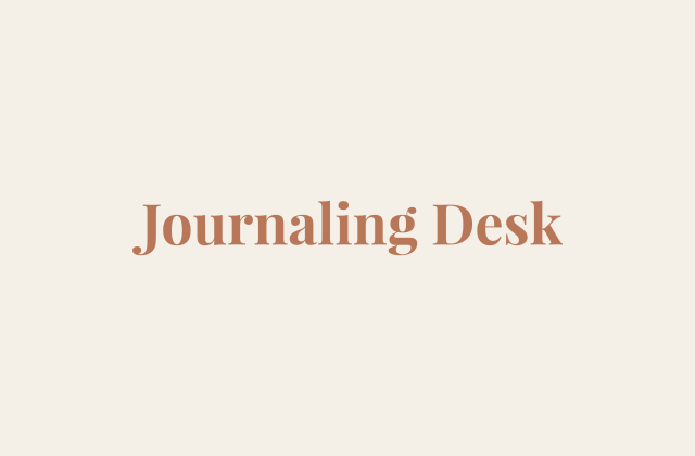 Journaling Desk — editorial illustration, Healing Akashic Records