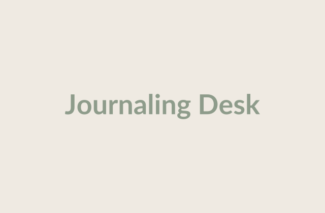 Journaling Desk — editorial photography, Healing Akashic Records