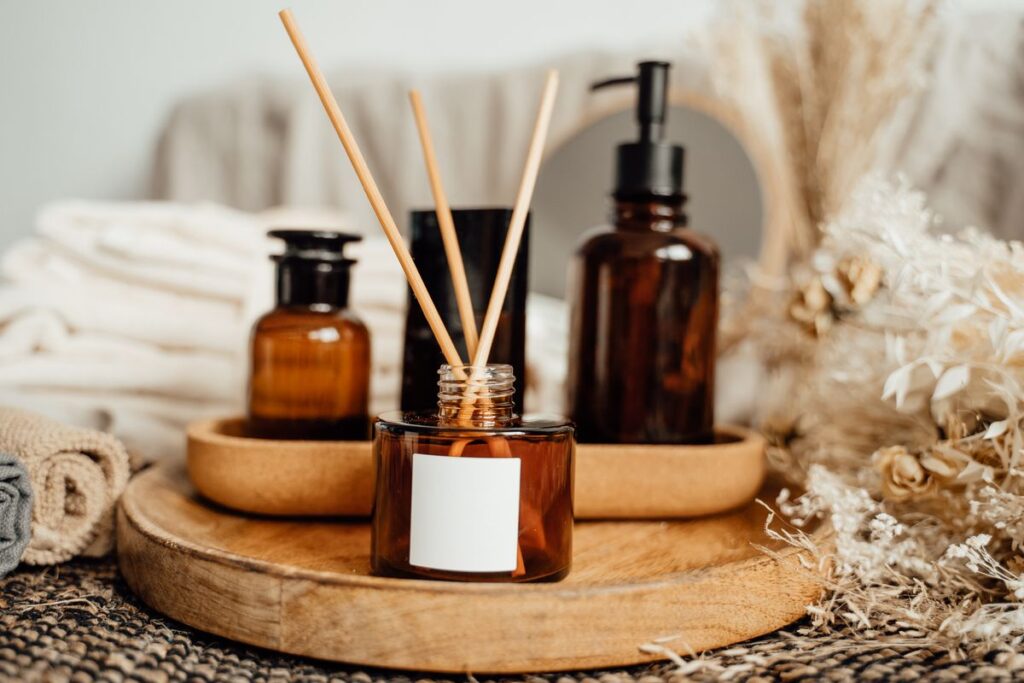 Scented sticks for aromatherapy product photo