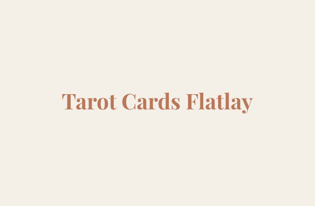 Tarot Cards Flatlay — editorial illustration, Healing Akashic Records