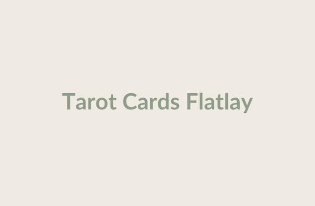 Tarot Cards Flatlay — editorial photography, Healing Akashic Records